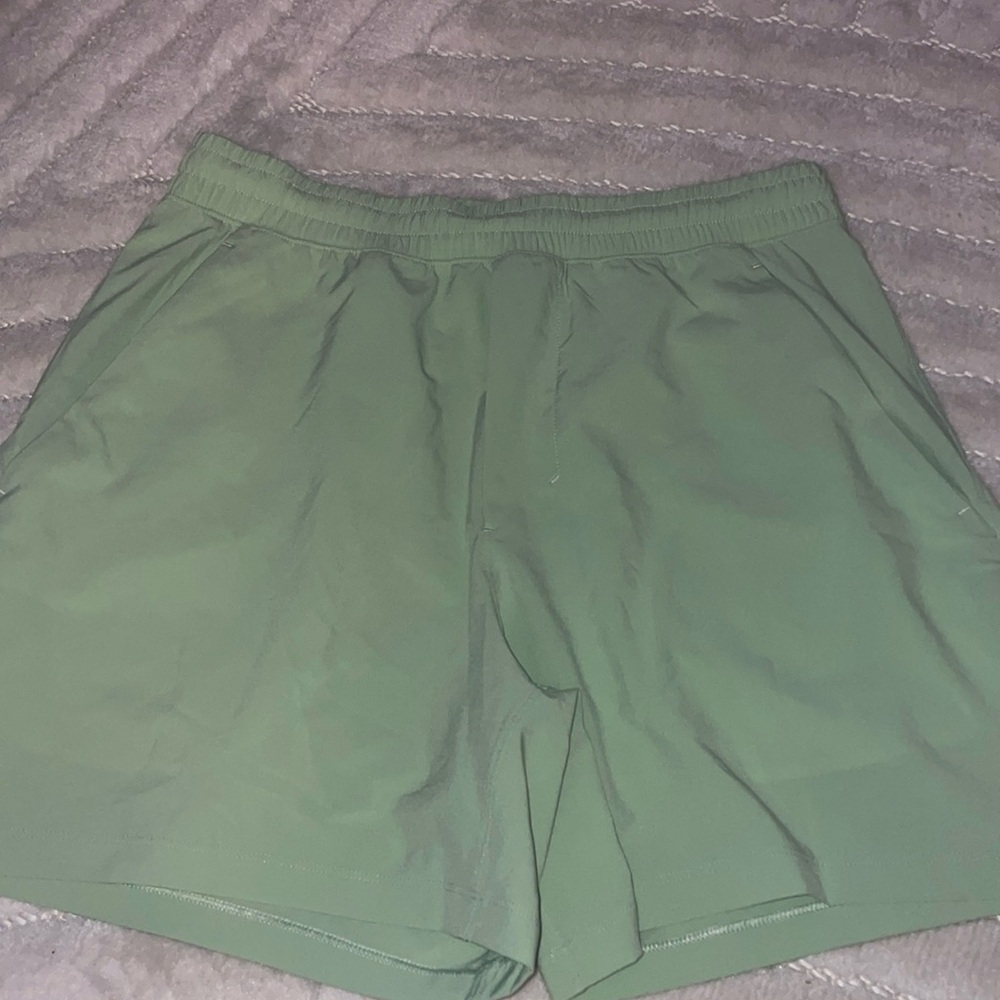 Lululemon mint green mens athletic shorts